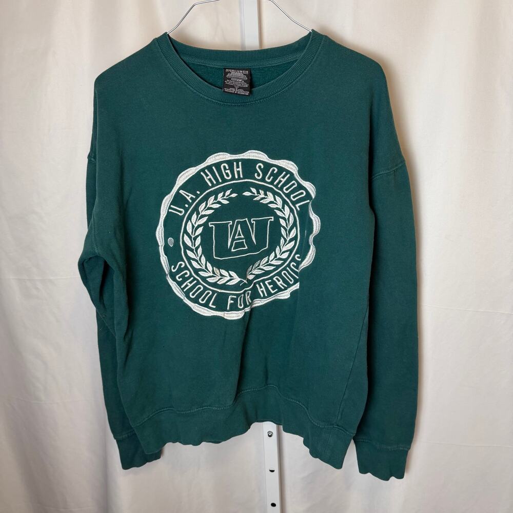 BoxLunch My Hero Academia UA High School Crewneck Sweatshirt Size M Cosplay